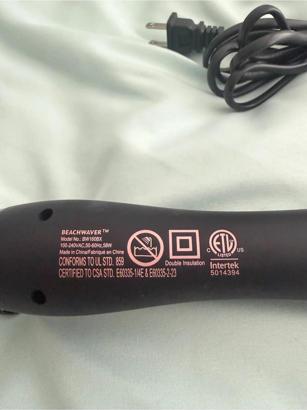Beachwaver B1 Rotating Curling Iron Midnight Rose